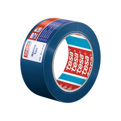 Tesa İkaz Bandı Yer İşaretleme Mavi 33 Metre x 50 MM