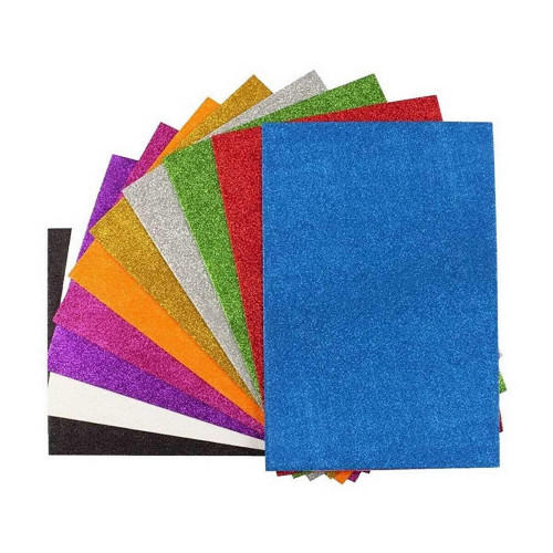 Ticon Eva Simli 50 x 70 CM Karışık Renk Simli Eva (10 Lu Paket)