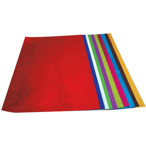 Ticon Fon Kartonu Simli 50 x 70 Cm Simli Altın Fon Kartonu (10 Lu Paket)