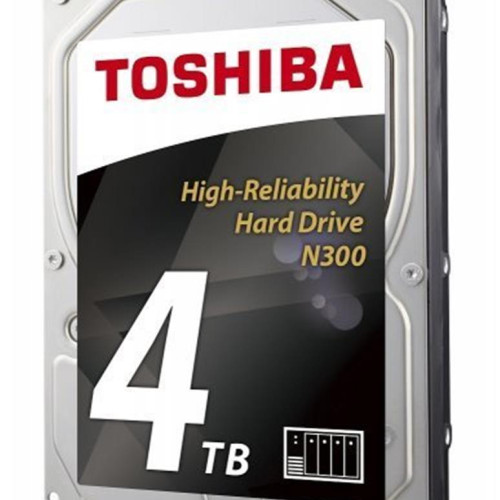 Toshiba 4TB N300 HDWG440UZSVA 7200RPM 128MB SATA3 Kutulu BOX Nas Diski
