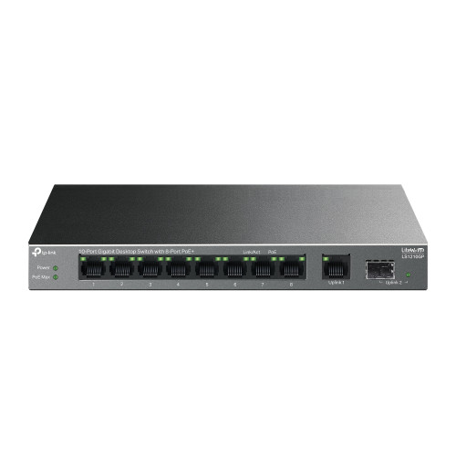 Tp-Link 8 Port Poe+ 10-100-1000 Mbps + 1 Port SFP Switch Metal Kasa