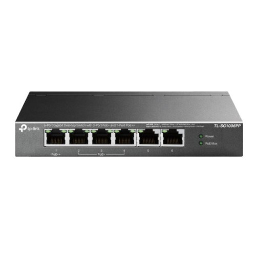 Tp-Link 5 Port 4 Port Poe+ 10-100-1000 Mbps Switch Çelik Kasa