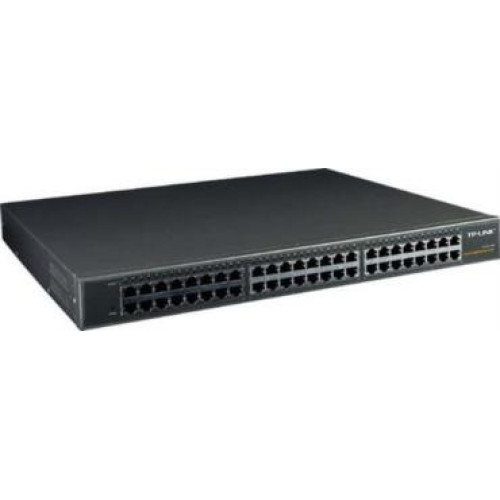 Tp-Link 48 Port 10-100-1000 Mbps Switch Çelik Kasa Rack Mount Switch