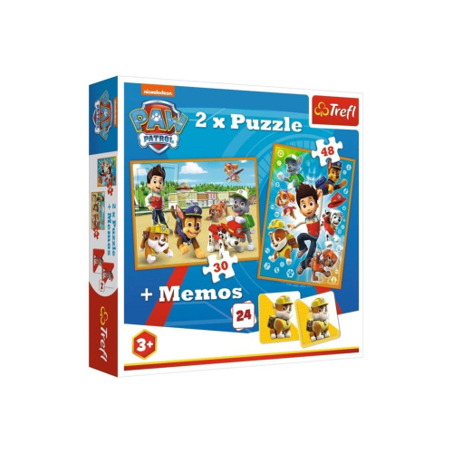 Trefl Paw Patrol To The Rescue 2'li 30+48 Parça Yapboz 1 Memory Oyun