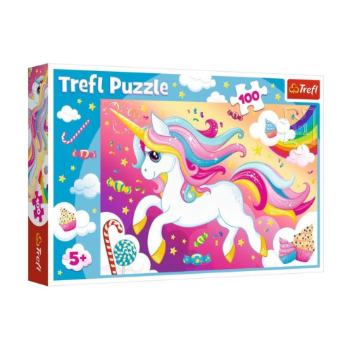 Trefl Puzzle Beautiful Unicorn 100 Parça Puzzle
