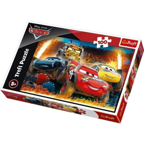 Trefl Çocuk Puzzle Extreme Race / Disney Cars 3 100 Parça Puzzle