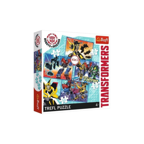 Trefl Hasbro Transformers 4'lü 35+48+54+70 Parça Puzzle Yapboz