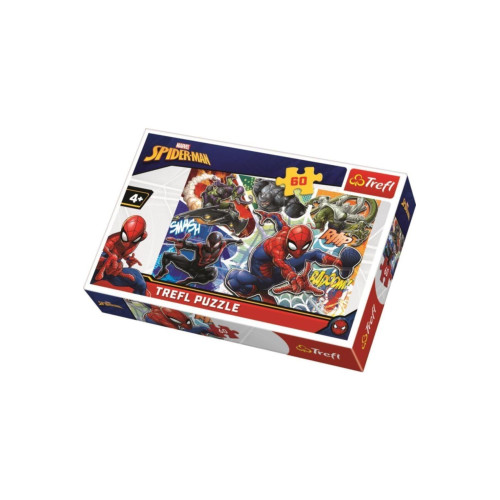 Trefl  Brave Spiderman 60 Parça Puzzle