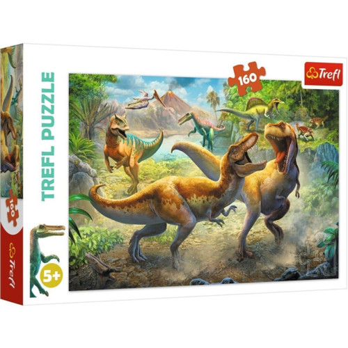 Trefl Puzzle Fighting Tyrannosaurs 160 Parça Puzzle
