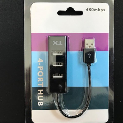 Tx 4 Port Usb Hub Siyah 2.0 480 Mbps 0.11cm Kablo Uzunluğu