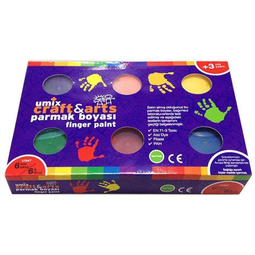 Umix Parmak Boyası Craft And Art 6 Lı