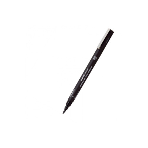 Uni-Ball Pin 2.0 Fine Line Kesik Uçlu Kalem Siyah (12 Li Paket)