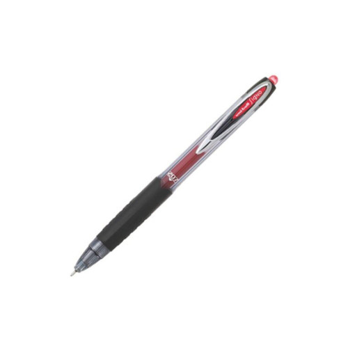 Uni-Ball Roller Kalem Signo Jel İğne Uç Mekanik 0.7 MM Kırmızı Roller Kalem (12 Li Paket)