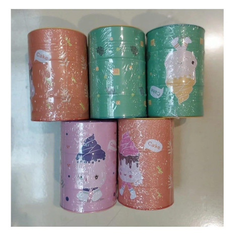 Unick Color Kumbara Büyük Boy Cup Cake Kumbara (Karışık Model 1 Adet)