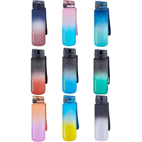 Uzspace Matara Tritan 900 ML Motivasyon Sporcu Suluğu (Karışık Renk 1 Adet)