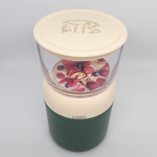 Vagon Karma Çelik Lunch Box 700ML 2 Katlı Yeni Nesil Sefer Tası