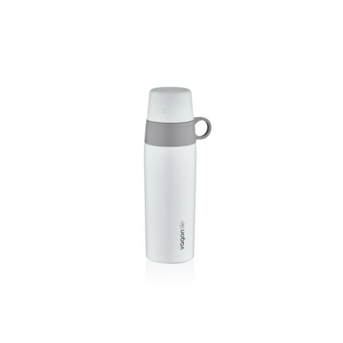 Uzspace Vagon Life Paslanmaz Çelik Matara Suluk Beyaz 450 Ml