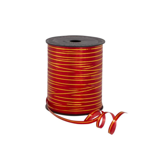 Vagon Rabant (Rafya) 5 MM x 200 Metre Yaldızlı Kırmızı Rafya