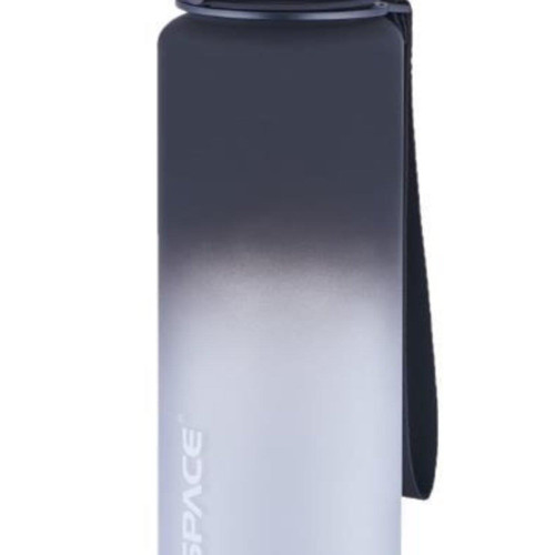 Uzspace 1000 Ml Motivasyon Matarası Çift Renk Tritan Su Matarası Siyah Beyaz Bpa Free