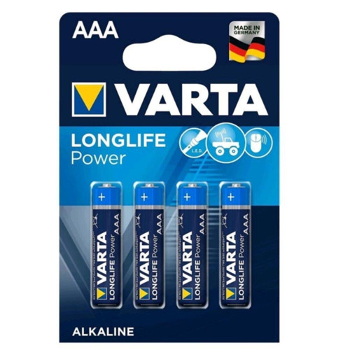 Varta Alkalin İnce Kalem Pil (AAA) High Energy 4 Lü Paket