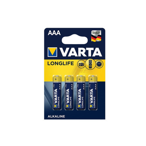 Varta Alkalin İnce Kalem Pil (AAA) Long Life Extra 4 Lü