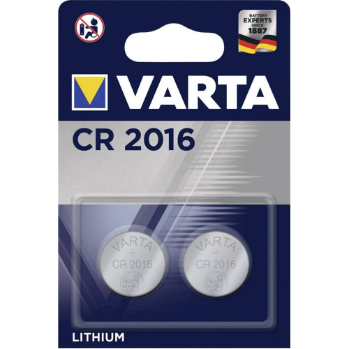 Varta Lityum Profesyonel Düğme Pil CR 2016 2 Li