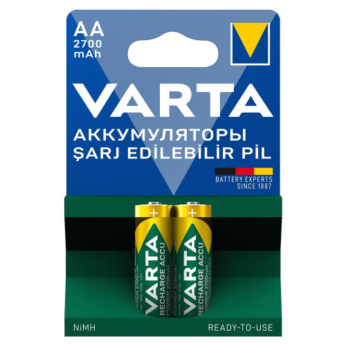 Varta Şarjlı AA 2700 Mah AA Şarj Edilebilir 2'li Pil