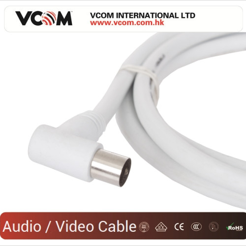 Vcom CV601R 1.5mt Analog Beyaz Tv Kablosu