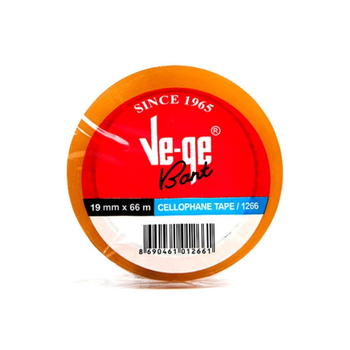 Ve-Ge Selefon Bant Şeffaf 19x66 Aslan