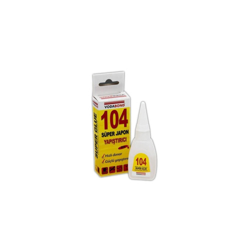 Vodaband 104 Süper Yapıştırıcı Sıvı 15 Gram Süper Japon