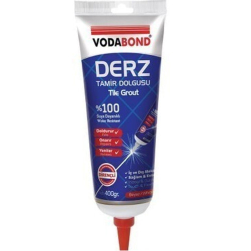 Vodaband Derz Tamir Dolgusu 400 Gram Suya Dayanıklı Derz Dolgu