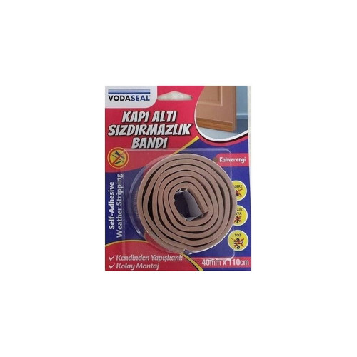 Vodaseal Kapı Altı Sızdırmazlık Bandı 40 Mm X 110 Cm Kahverengi