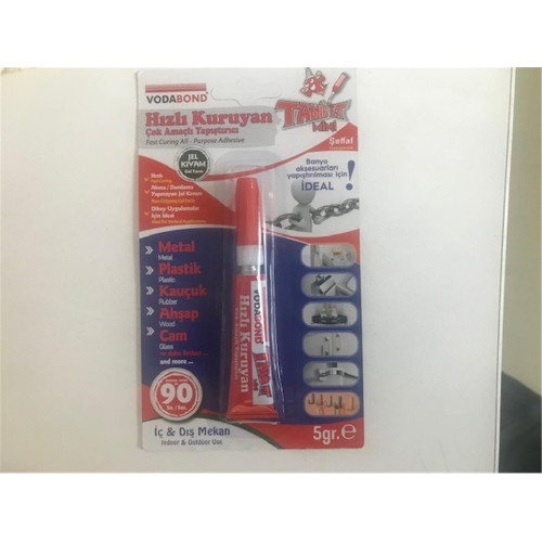 Vodobond Tamir Et 5gr (Metal-Plastik-Kauçuk-Ahşap-Cam)