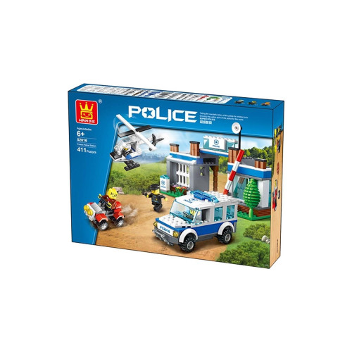 Wange Lego Orman Polisi 411 Parça Oyuncak Blok Seti