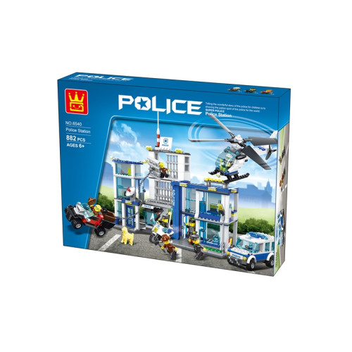 Wange Polis İstasyonu Lego Seti Mega Paket 882 Parça