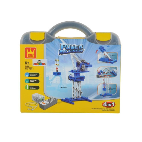 Wange Lego Power Machınery Kumandalı Ağır Sanayi Vinç 4in1 173 Parça