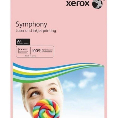 Xerox A4 Symphony Pembe 80 Gram 1 Top 500 Adet Pembe Kağıt