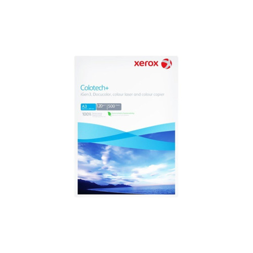 Xerox Fotokopi Kağıdı (Gramajlı) Laser-Copy-Inkjet Colotech 500 LÜ A3 120 GR Beyaz 003R94652